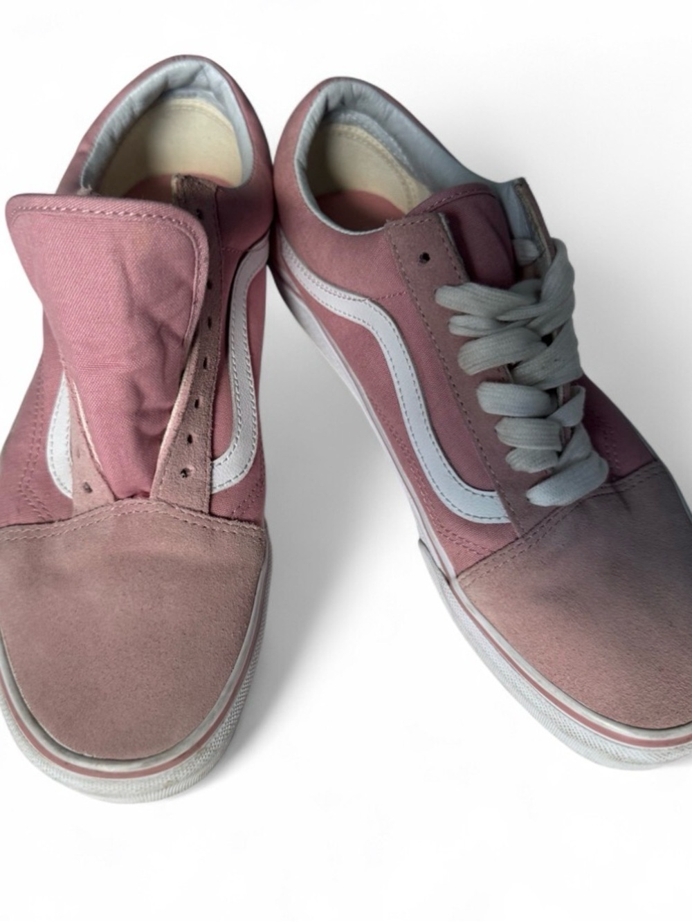 Vans Old Skool Sneaker Pink Suede M9.5/W11